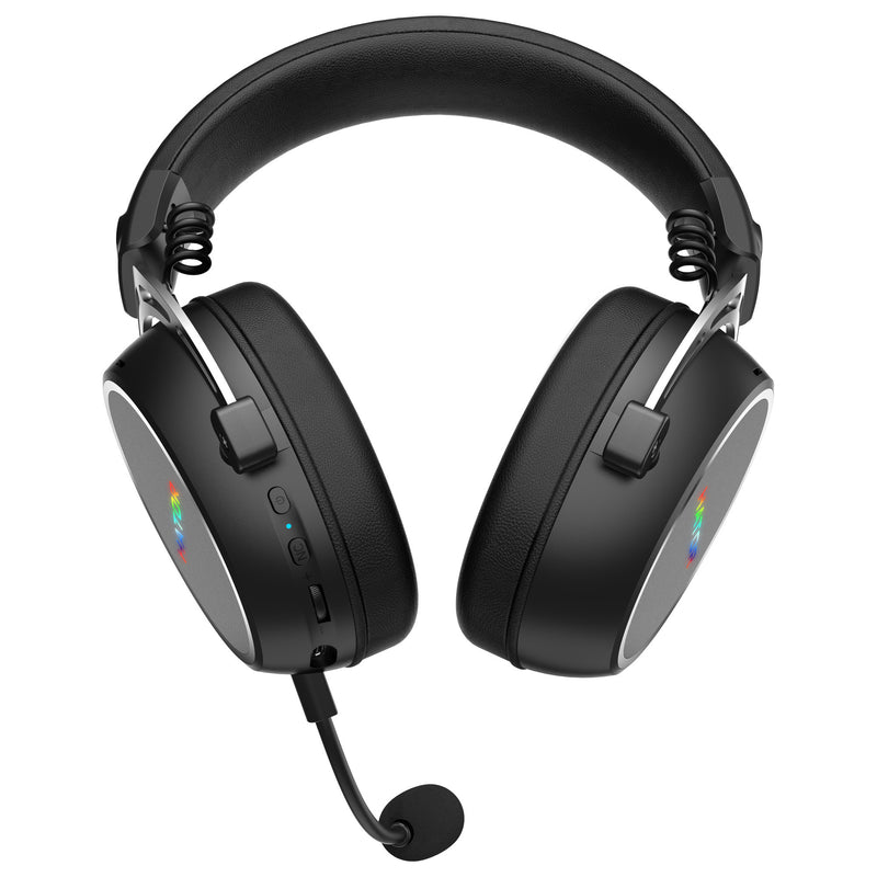 Chargez l'image dans la visionneuse de la galerie, Hator hypergang 3 wireless over-ear gaming headset (zwart, rgb, 2.4ghz bluetooth usb)
