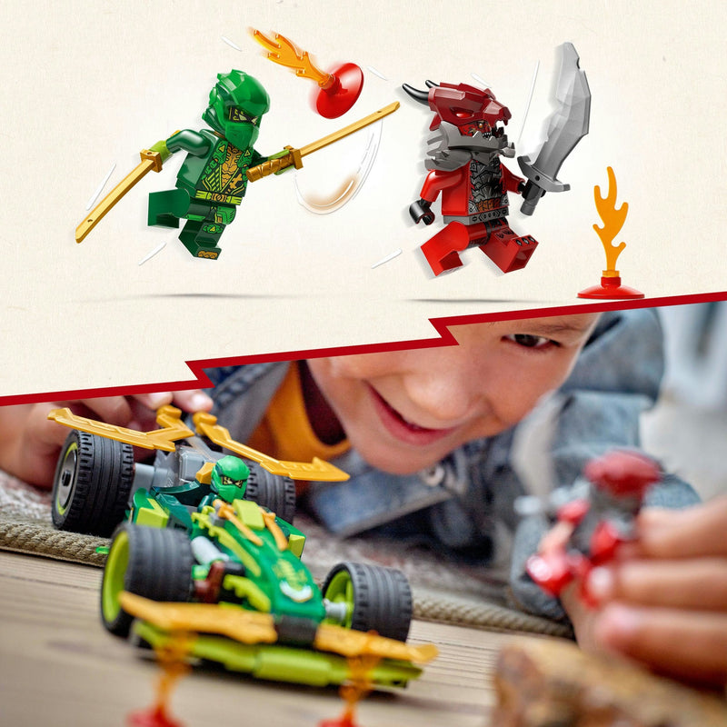 ギャラリービューアに画像をロードする, Lego ninjago - lloyds pull-back racewagen constructiespeelgoed (71828)
