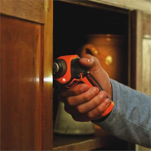 Load image into Gallery viewer, Black+decker accu schroefboor cs3652lc (oranje zwart)
