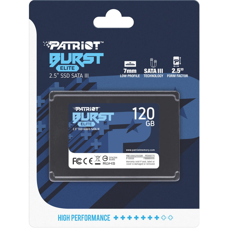 Load image into Gallery viewer, Patriot burst elite 120 gb ssd (zwart, pbe120gs25ssdr, sata 6 gb s)
