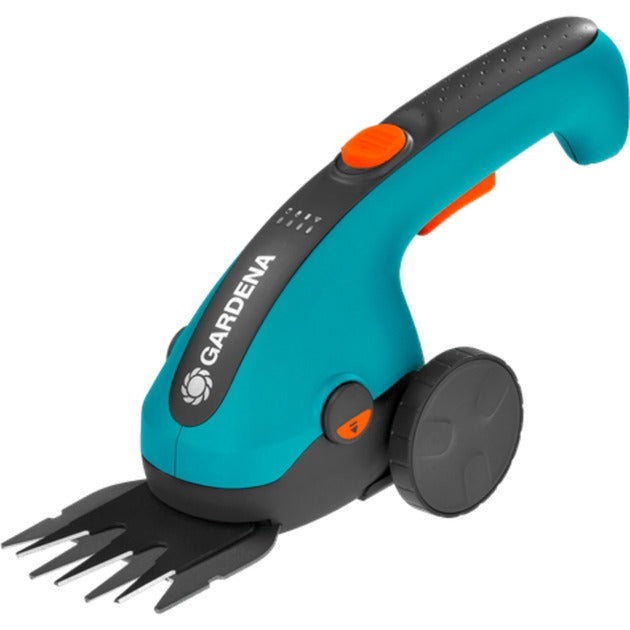 Load image into Gallery viewer, Gardena accugrasschaar classiccut li set + steel wielen - 09886-20 09886-20

