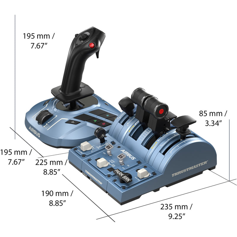 Afbeelding laden in galerijviewer, Thrustmaster tca captain pack x airbus edition gaming set (zwart, pc, xbox series x|s)
