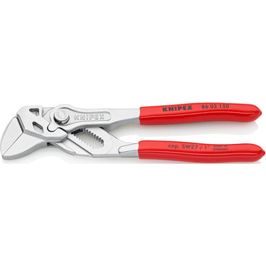 Knipex 86 03 150 serie - verstelbare tang - 150mm - vlakke bekken - ergonomische handgreep