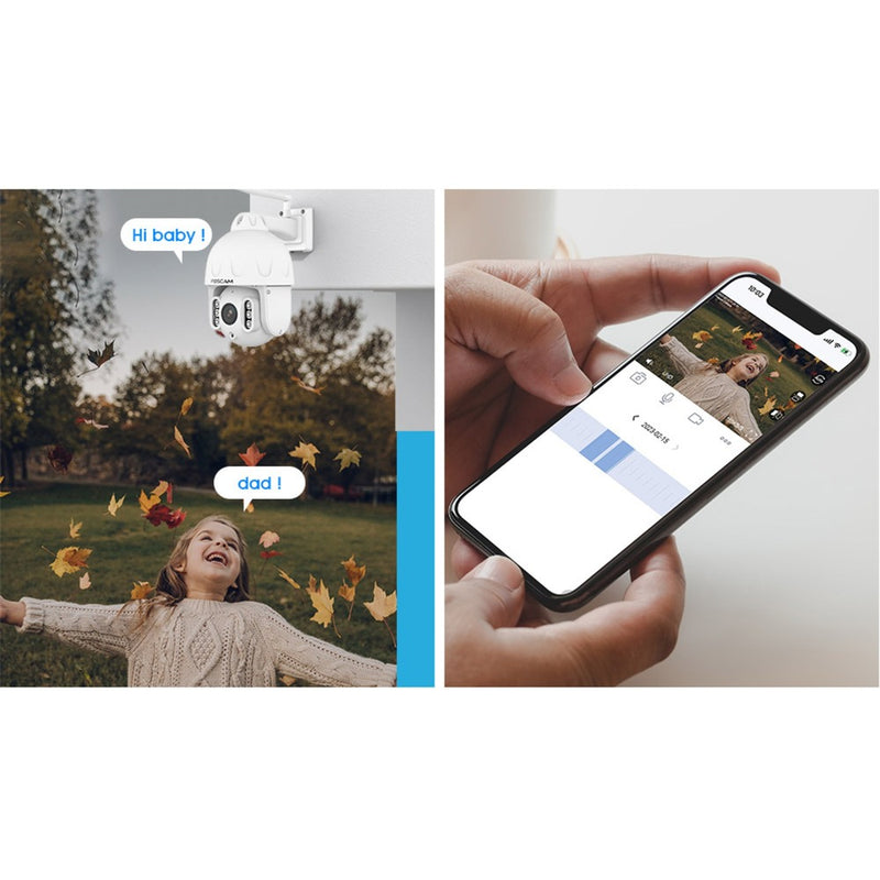 Load image into Gallery viewer, Foscam sd8p, 4k 8mp dual-band wifi ptz buiten beveiligingscamera (wit)
