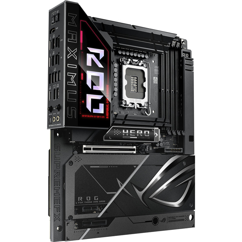Load image into Gallery viewer, Asus rog maximus z890 hero btf socket 1851 moederbord (zwart, raid, 5 gb-lan, wi-fi 7, bt, sound, atx)
