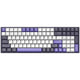 Iqunix f97 lavandin wireless mechanical keyboard (lavendel, us lay-out (qwerty), cherry mx silent red, 96%, rgb leds, hot-swappable, pbt, 2.4ghz | bluetooth 5.1 | usb-c)
