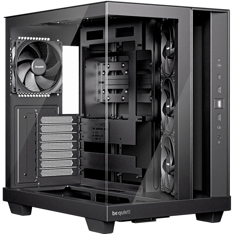 Load image into Gallery viewer, Be quiet! light base 500 midi tower behuizing (zwart | 2x usb-a | 1x usb-c | rgb | window)
