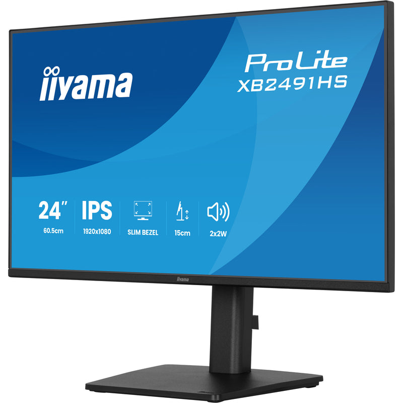 Load image into Gallery viewer, Iiyama prolite xb2491hs-b1 23.8 monitor (zwart, 120 hz, hdmi, displayport, audio)
