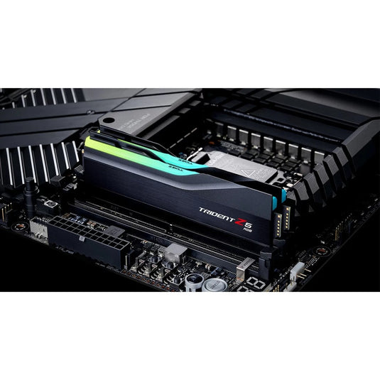 G.skill 32 gb ddr5-7600 (2x 16 gb) kit werkgeheugen (zwart, f5-7600j3646g16gx2-tz5rk, trident z5 rgb, xmp)