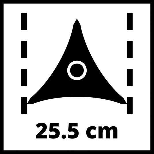 Einhell gp-bc 36 430 li bl-solo accu bosmaaier (rood zwart, accu en oplader niet inbegrepen)