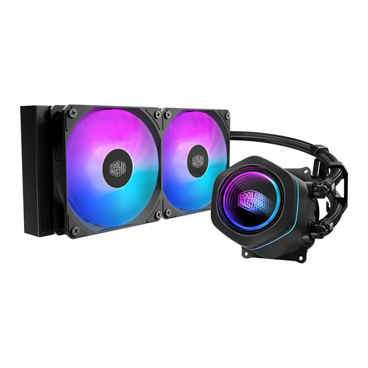 Cooler master masterliquid core nex 240 black waterkoeling (zwart, argb)
