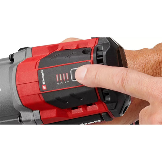 Einhell professional accu slagmoersleutel tp-cw 18 750-c li bl-solo (rood zwart, power x-change, accu en oplader niet inbegrepen)