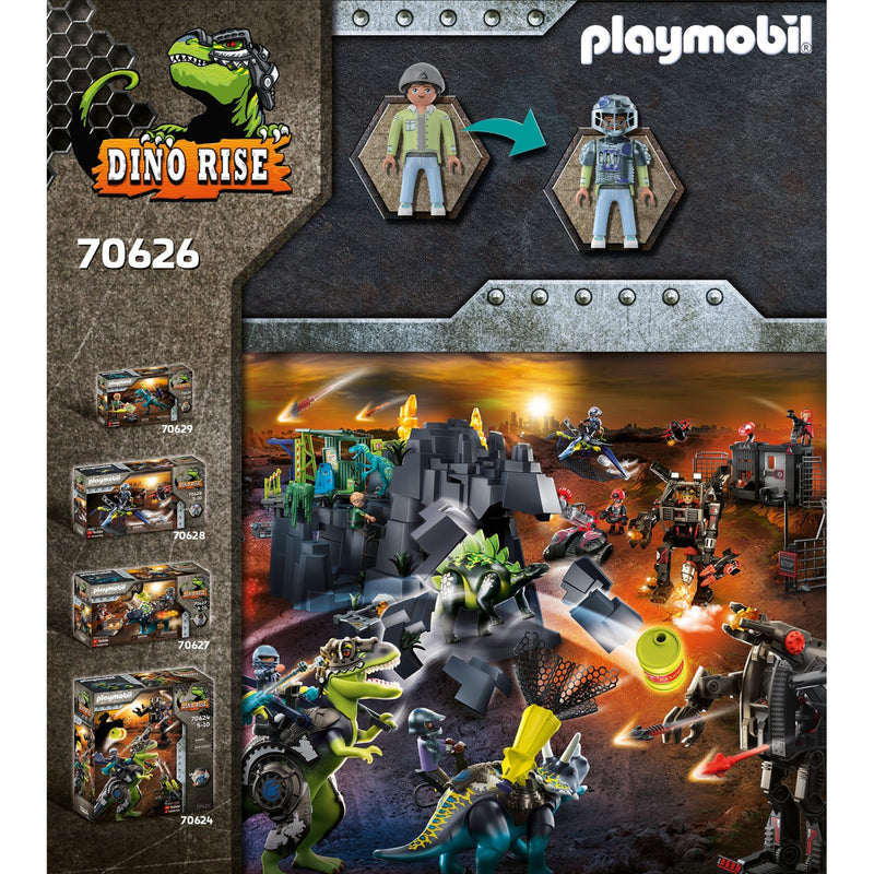 Load image into Gallery viewer, Playmobil dino rise - saichania: verdediging van de vechtersbazen constructiespeelgoed (70626)
