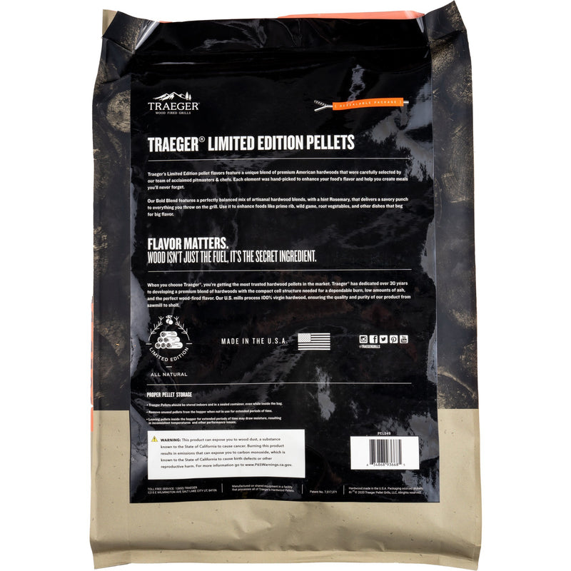 Load image into Gallery viewer, Traeger bold blent pellets - limited edition brandstof (8 kg)
