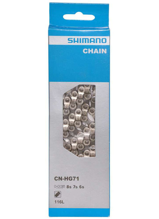 Shimano cn-hg71c 6 7 8-speed chain with quick-link