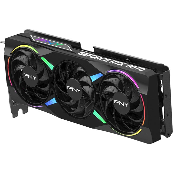 Chargez l'image dans la visionneuse de la galerie, Pny geforce rtx 5070 argb oc grafische kaart (dlss 4, 3x displayport, 1x hdmi 2.1)
