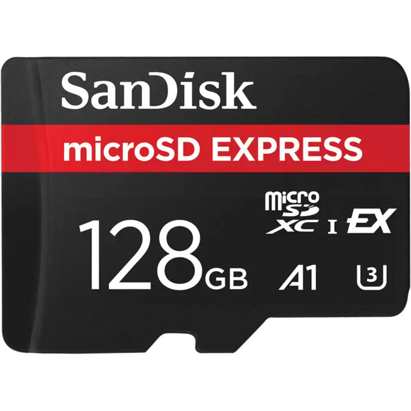 Load image into Gallery viewer, Sandisk microsd express 128 gb geheugenkaart (zwart, class 3 (u3))
