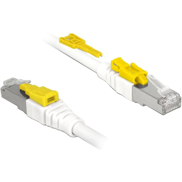Chargez l'image dans la visionneuse de la galerie, Delock netwerkkabel rj-45 secure met cat.6a (wit, 85335, 5 meter)
