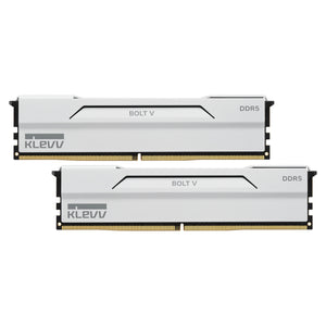 Klevv 32 gb ddr5-6000 (2x 16 gb) kit werkgeheugen (wit, kd5agu880-60a300i, bolt v, xmp 3.0, expo)