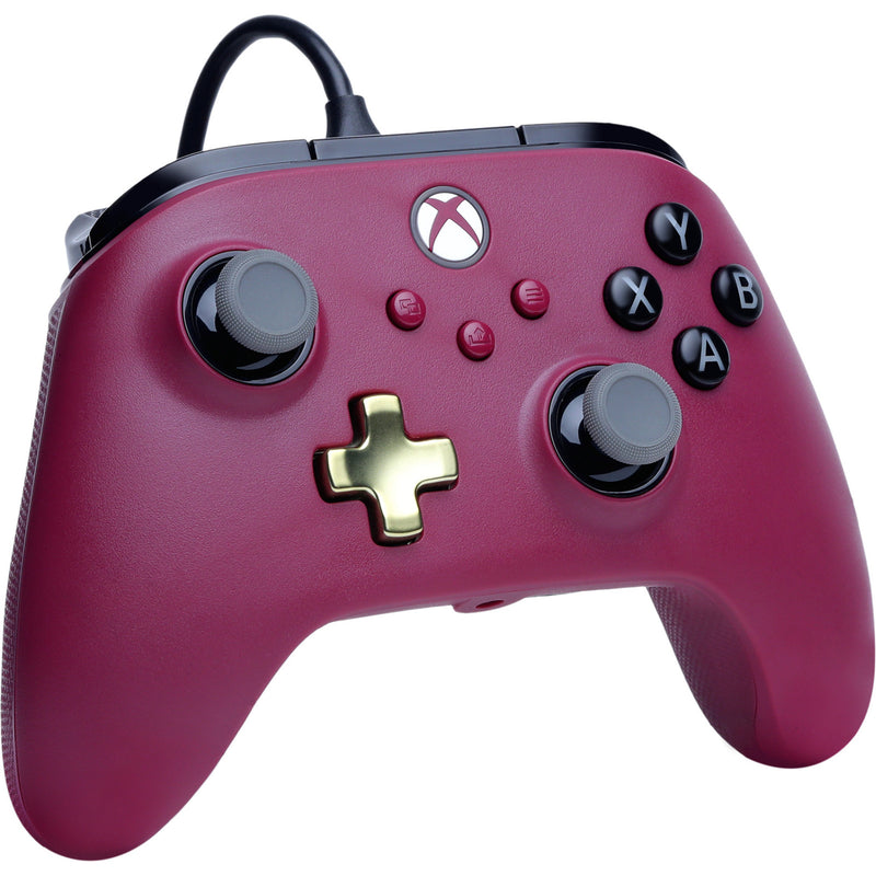 Afbeelding laden in galerijviewer, Powera advantage plus bedrade controller voor xbox series x|s - robijn (donkerrood, xbox series x|s, xbox one, pc)
