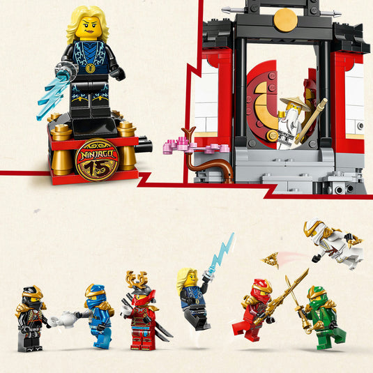 Lego ninjago 71866 15-jarig jubileum: display met ninjapersonages