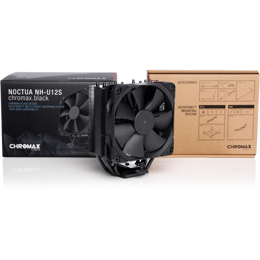Noctua nh-u12s chromax.black cpu-koeler (zwart)