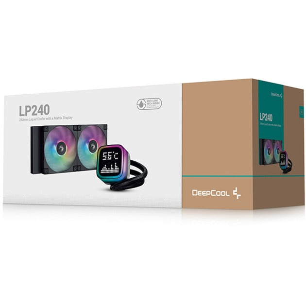 Laden Sie das Bild in Galerie -Viewer, Deepcool lp240 waterkoeling (zwart, 4-pins pwm fan-connector)
