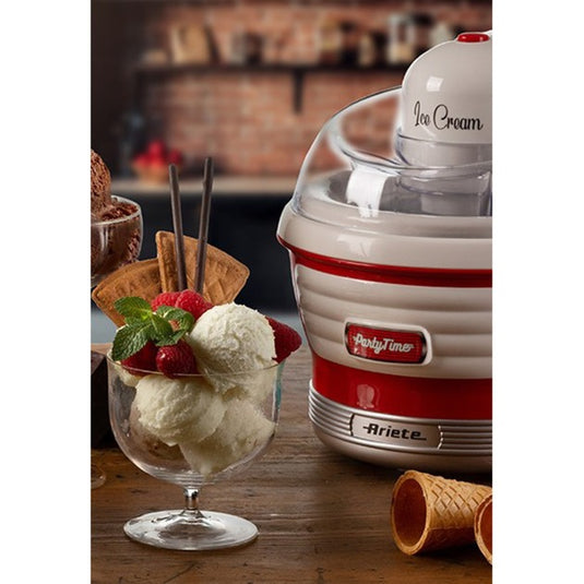 Ariete party time ijsmachine 0643 00 (rood wit)