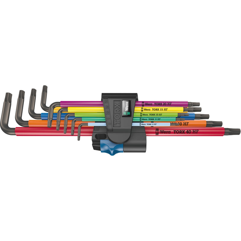 Load image into Gallery viewer, Wera 967 9 tx xl multicolour hf 1 l-key set with holding function
