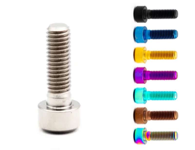 Load image into Gallery viewer, Oak components titanium screw m5x16
