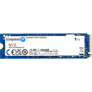 Kingston nv3 1 tb ssd (snv3s 1000g, pcie 4.0 x4, nvme, m.2 2280)