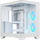 Fractal design pop 2 vision rgb midi tower behuizing (wit | 1x usb-a | 1x usb-c | rgb | tempered glass)