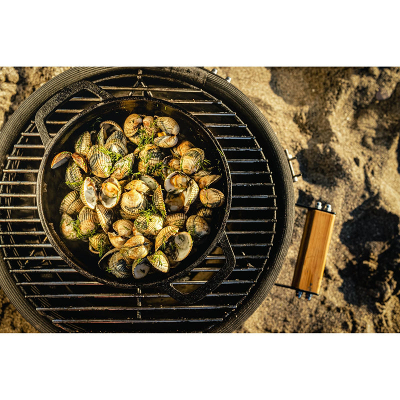 Chargez l'image dans la visionneuse de la galerie, The windmill bbq pan s bak- braadpan (zwart, ø 20 cm | 2.1 liter)
