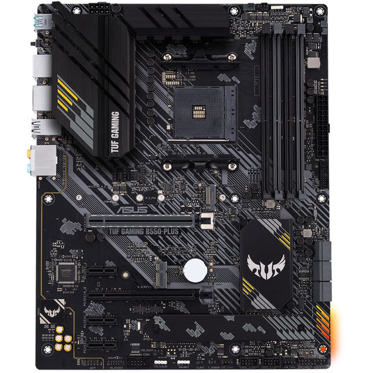 Asus tuf gaming b550-plus socket am4 moederbord (zwart, raid, 2.5gb-lan, sound, atx)