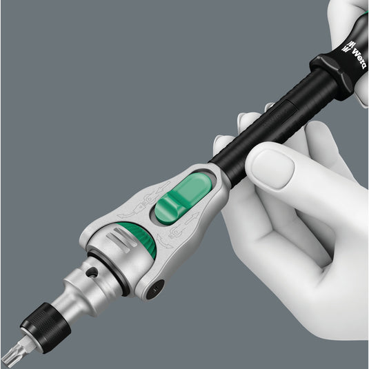 Wera 8100 sa 2 zyklop speed ratelset 1 4 gereedschapsset (zwart groen, 42-delig)
