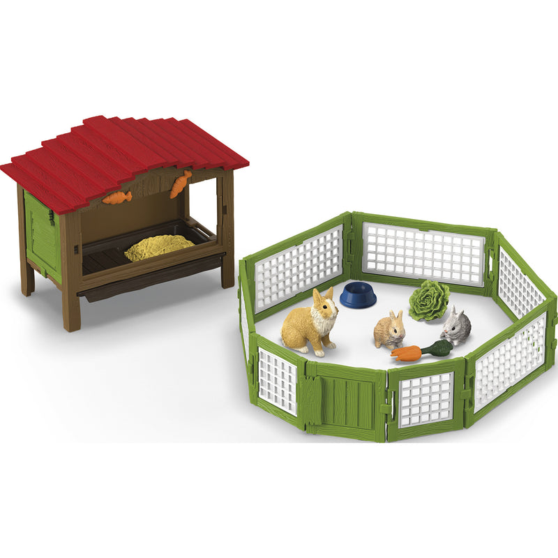 Load image into Gallery viewer, Schleich farm world - konijnenhok speelfiguur (42728)
