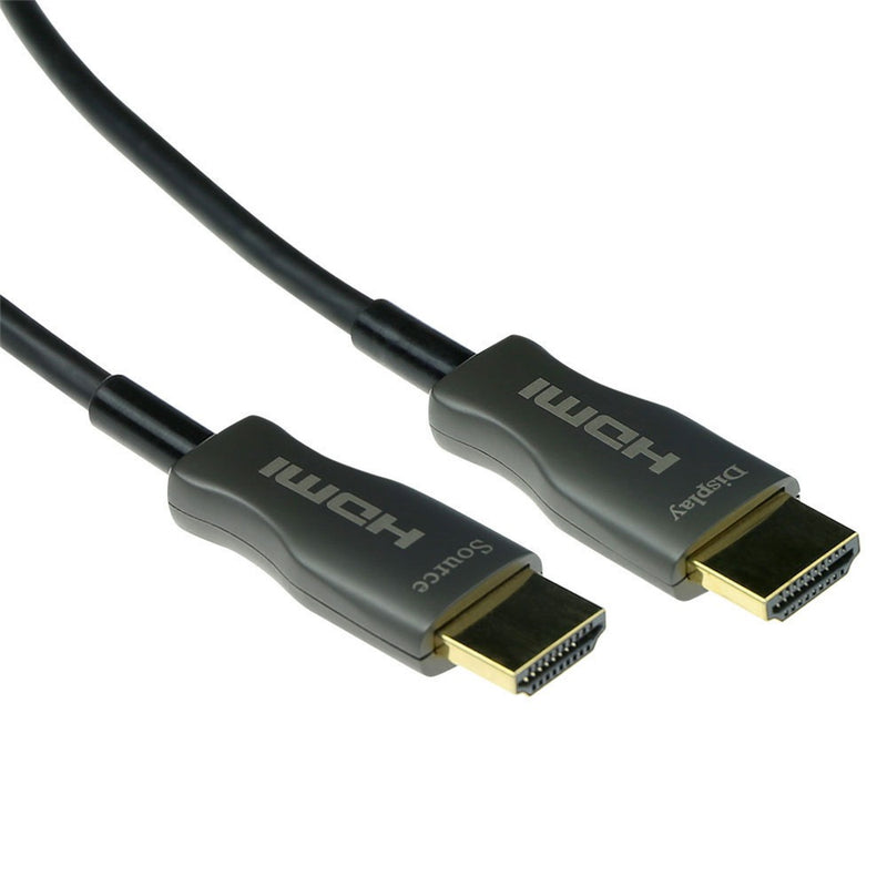 Afbeelding laden in galerijviewer, Act connectivity hdmi premium 4k active optical cable v2.0 hdmi-a male - hdmi-a male, 20 meter kabel (zwart)
