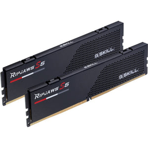 G.skill 32 gb ddr5-6000 (2x 16 gb) kit werkgeheugen (zwart, f5-6000j3040f16gx2-rs5k, ripjaws s5, xmp)