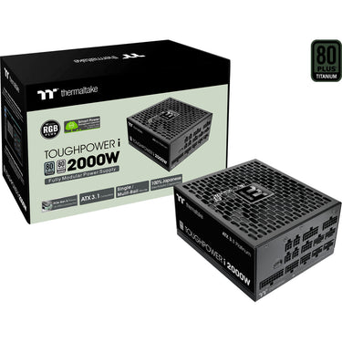 Thermaltake toughpower i modulaire 2000 watt voeding (zwart, 4x 12v-2x6, 8x pcie)