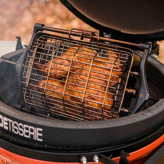 Kamado joe joetisserie basket set grillkorf