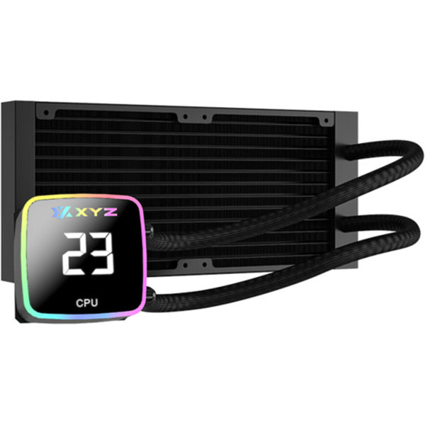 Laden Sie das Bild in Galerie -Viewer, Xyz pc gear aquapulse aio 240 waterkoeling (zwart, argb, pwm)
