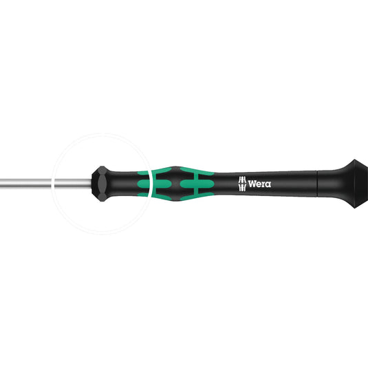 Wera kraftform 12sb1 micro-schroevendraaierset (zwart groen, voor elektrische apparaten)