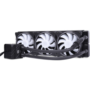 Alphacool eisbaer pro hpe aurora 360 cpu aio waterkoeling (zwart, argb, 4-pin pwm)