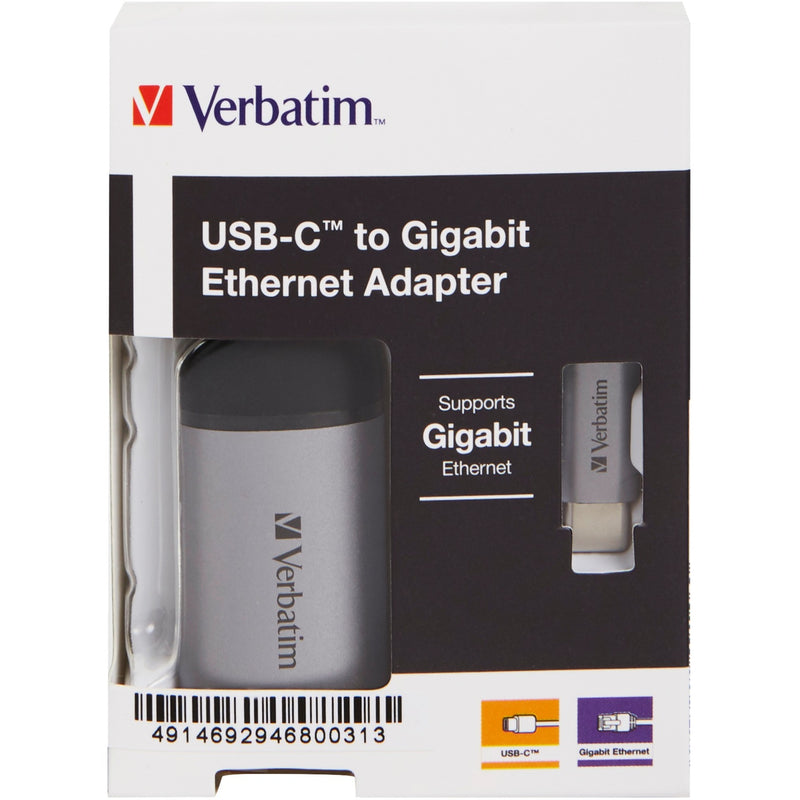 Load image into Gallery viewer, Verbatim USB 3.2 Gen 1 adapter, USB-C > RJ-45
