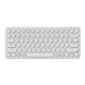 Keychron b3 pro-k8 toetsenbord (wit, us lay-out (qwerty), scissor switches, 75%, abs keycaps, 2.4 ghz | bluetooth | usb)