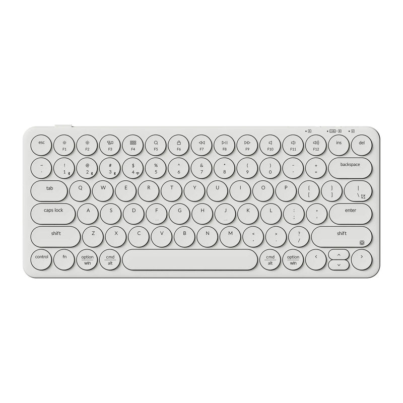 Load image into Gallery viewer, Keychron b3 pro-k8 toetsenbord (wit, us lay-out (qwerty), scissor switches, 75%, abs keycaps, 2.4 ghz | bluetooth | usb)
