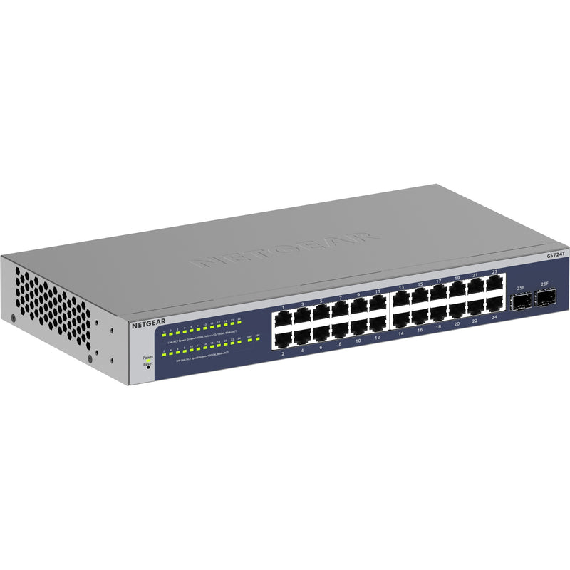 Load image into Gallery viewer, Netgear 24-port gigabit smart switch (gs724tv6)
