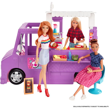Barbie fresh 'n' fun food truck poppen accessoires