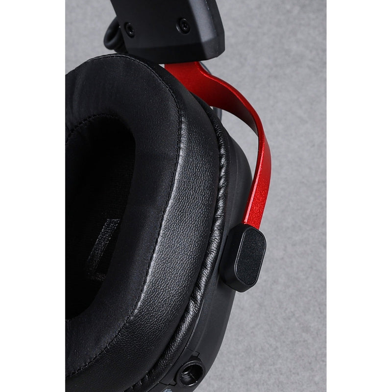 Cargue la imagen en el visor de la galería, Mchose s9 pro wireless over-ear gaming headset (zwart rood, pc laptop playstation switch smartphone, 2.4g bluetooth wired type-c )
