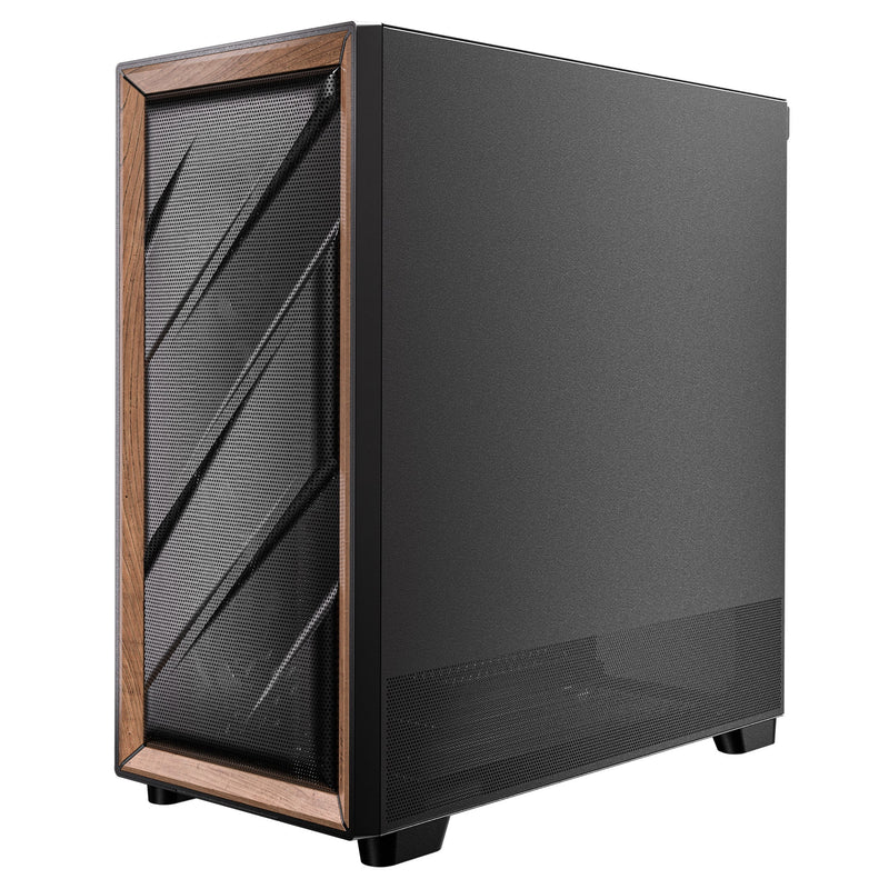 Load image into Gallery viewer, Antec flux se midi tower behuizing (zwart | 2x usb-a | 1x usb-c)
